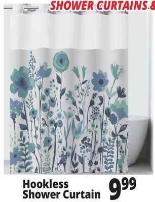 Ocean State Job Lot Hookless shower curtain offer