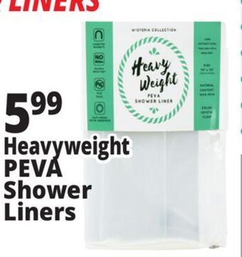 Ocean State Job Lot Standard weight peva shower liners offer
