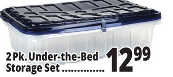 Ocean State Job Lot Mr. fresh under the bed storage bins, 2 count offer