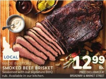 Albertsons Smoked Beef Brisket offer