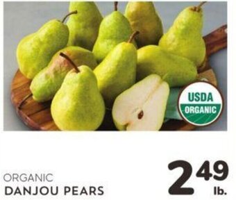 Albertsons Organic Danjou Pears offer