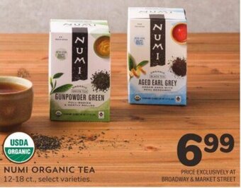 Albertsons Numi Organic Tea offer