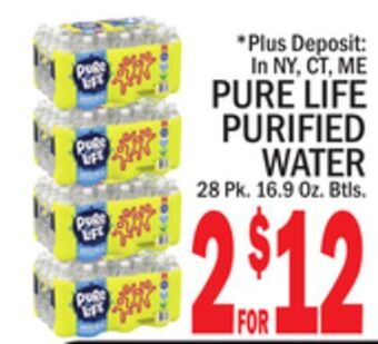 C Town Pure life purified water offer