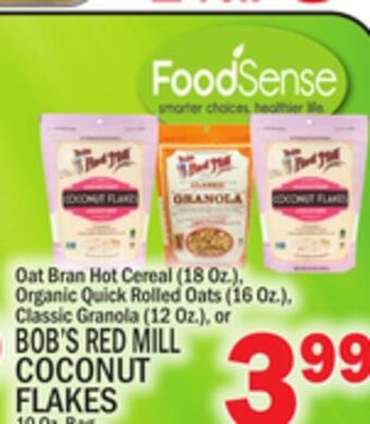 C Town Bob's red mill coconut flakes 10 oz. bag offer