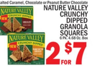 C Town Nature valley crunchy dipped granola squares offer