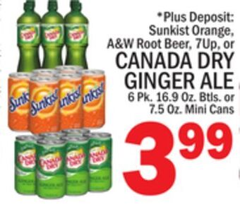 C Town Canada dry ginger ale offer