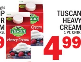 C Town Tuscan heavy cream offer