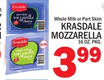C Town Krasdale mozzarella offer