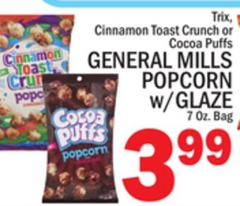 C Town General mills popcorn w/glaze offer