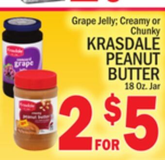 C Town Krasdale peanut butter offer