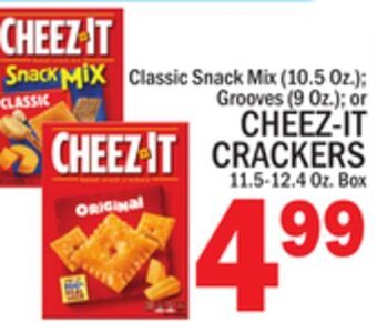 C Town Cheez-it crackers 11.5-12.4 oz. box offer