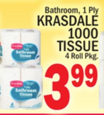 C Town Krasdale 1000 tissue offer