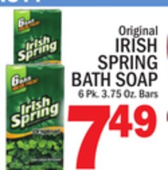 C Town Irish spring bath soap offer