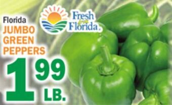 C Town Jumbo green peppers offer