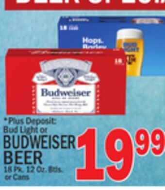C Town Budweiser beer offer