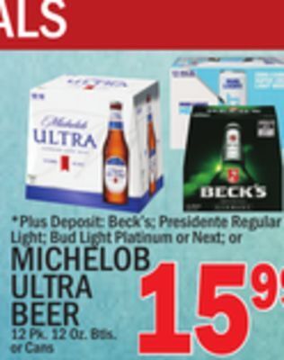 C Town Michelob ultra beer offer