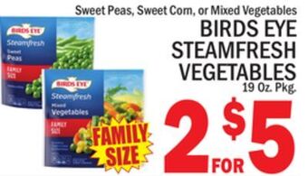 C Town Birds eye steamfresh vegetables offer