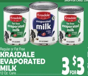 Bravo Supermarkets Krasdale evaporated milk offer
