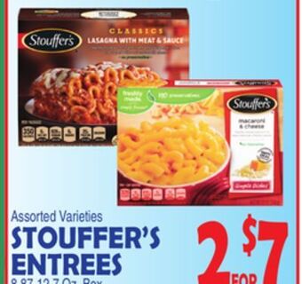 Bravo Supermarkets Stouffer's entrees offer