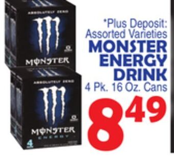 Bravo Supermarkets Monster energy drink offer