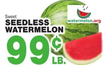 Bravo Supermarkets Seedless watermelon offer