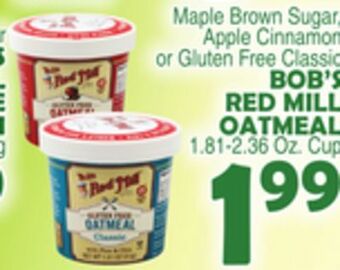 Bravo Supermarkets Bob's red mill oatmeal offer