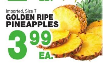 Bravo Supermarkets Golden ripe pineapples offer