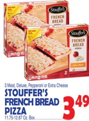 Bravo Supermarkets Stouffer's french bread pizza offer
