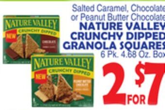 Bravo Supermarkets Nature valley crunchy dipped granola squares offer