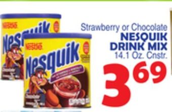 Bravo Supermarkets Nesquik drink mix offer
