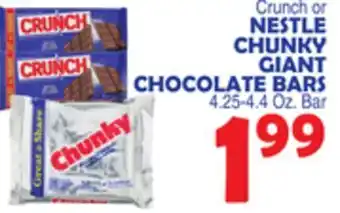 Bravo Supermarkets Nestle chunky giant chocolate bars offer