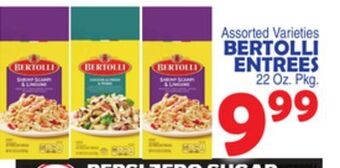 Bravo Supermarkets Bertolli entrees offer