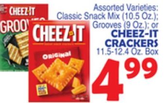 Bravo Supermarkets Cheez-it crackers 11.5-12.4 oz. box offer