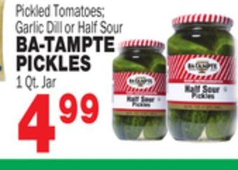 Bravo Supermarkets Ba-tampte pickles offer