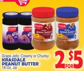 Bravo Supermarkets Krasdale peanut butter offer