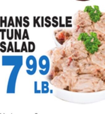 Bravo Supermarkets Hans kissle tuna salad offer