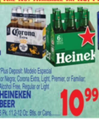 Bravo Supermarkets Heineken beer offer