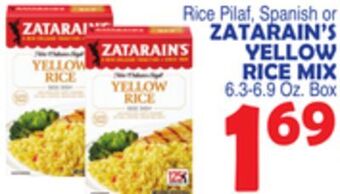 Bravo Supermarkets Zatarain's yellow rice mix offer