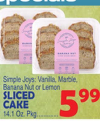 Bravo Supermarkets Sliced cake offer