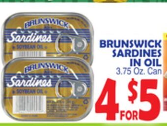 Bravo Supermarkets Brunswick sardines in oil offer