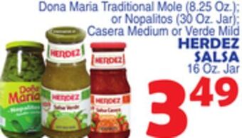 Bravo Supermarkets Herdez salsa 16 oz. jar offer