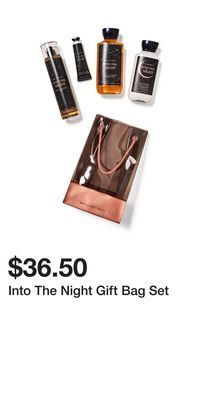 Bath & Body Works Into the night gift bag set offer