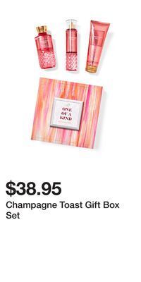 Bath & Body Works Champagne toast gift box set offer