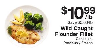 Fairway Store Market Wild caught flounder fillet offer