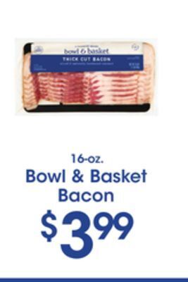 Price Rite Bowl & basket bacon offer