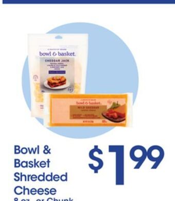 Price Rite Bowl & basket shredded cheese offer