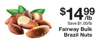 Fairway Store Market Fairway bulk brazil nuts offer