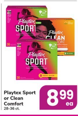 ACME Playtex sport or clean comfort offer