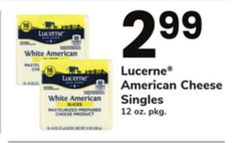 ACME Lucerne® american cheese singles offer