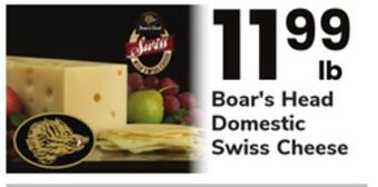 ACME Boar's head domestic swiss cheese offer